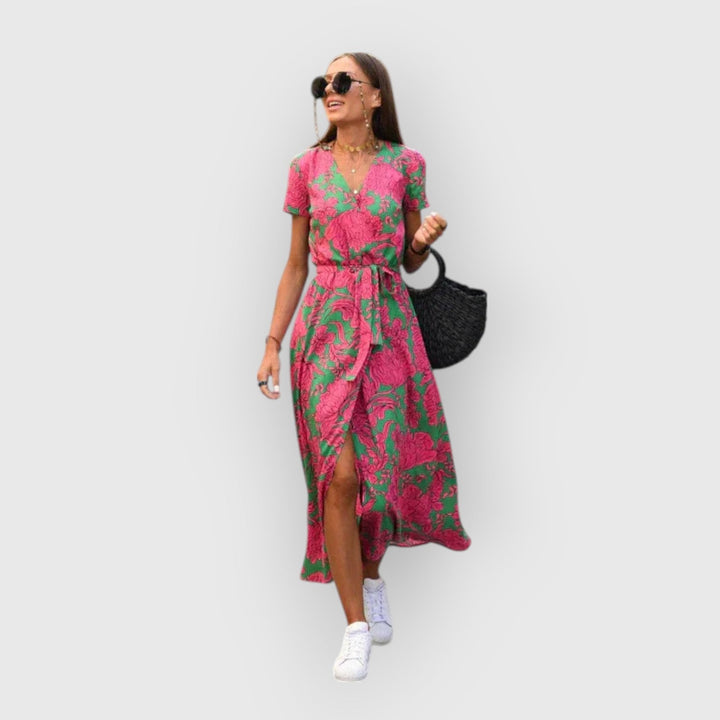 Celina | Elegante V-Hals Jurk