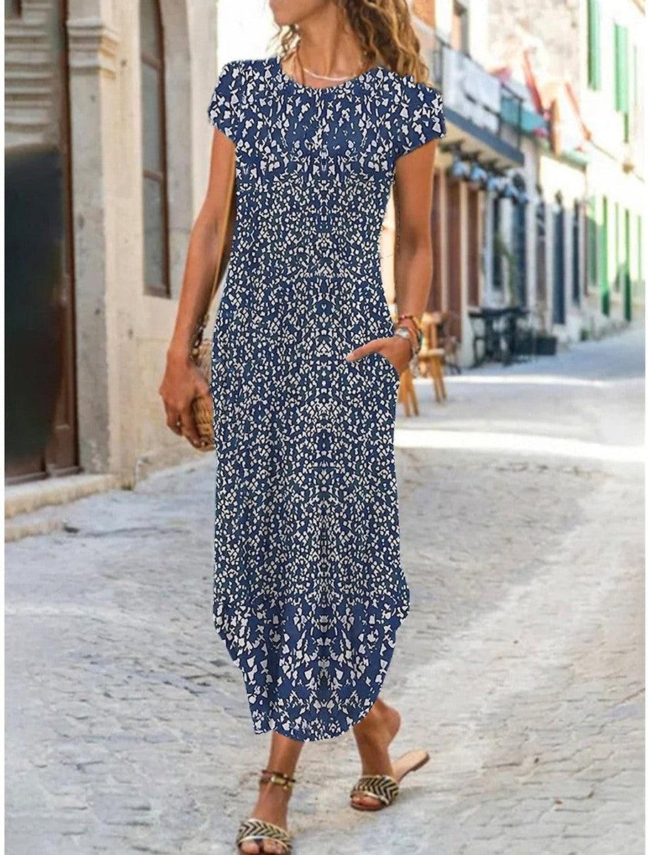 Celina | Maxi Jurk met Print