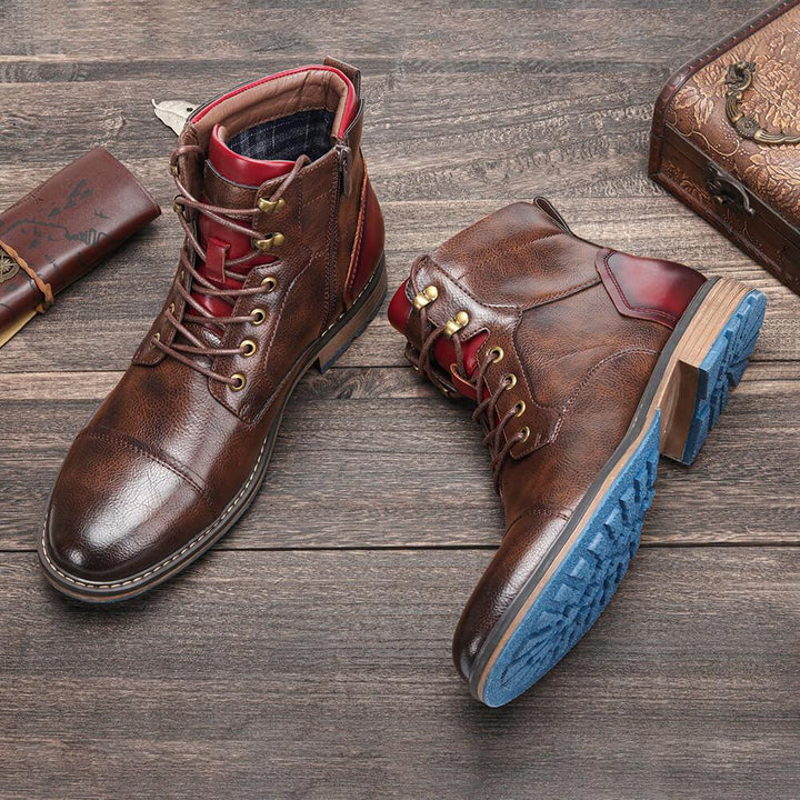 Celina | Luxe Oxford Leren Boots