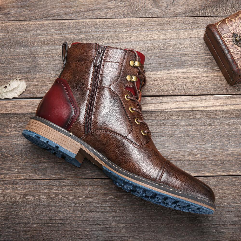 Celina | Luxe Oxford Leren Boots