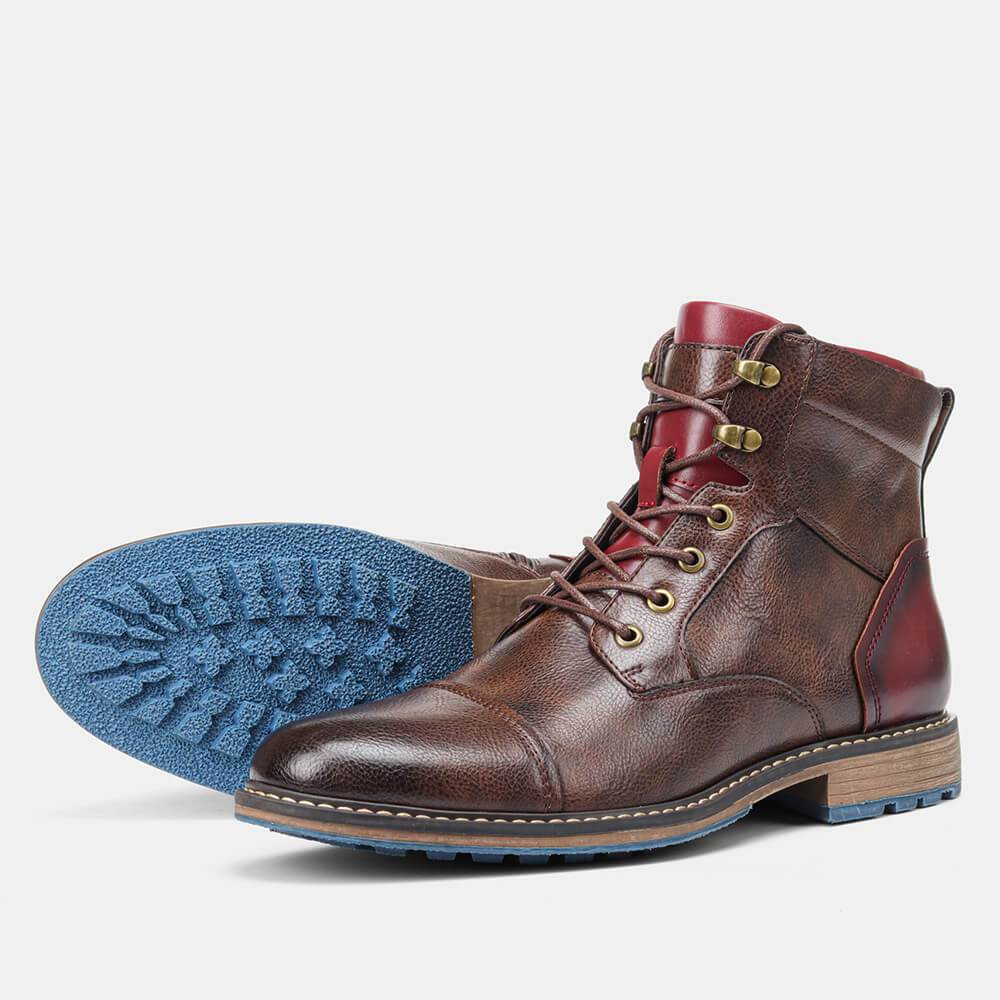 Celina | Luxe Oxford Leren Boots