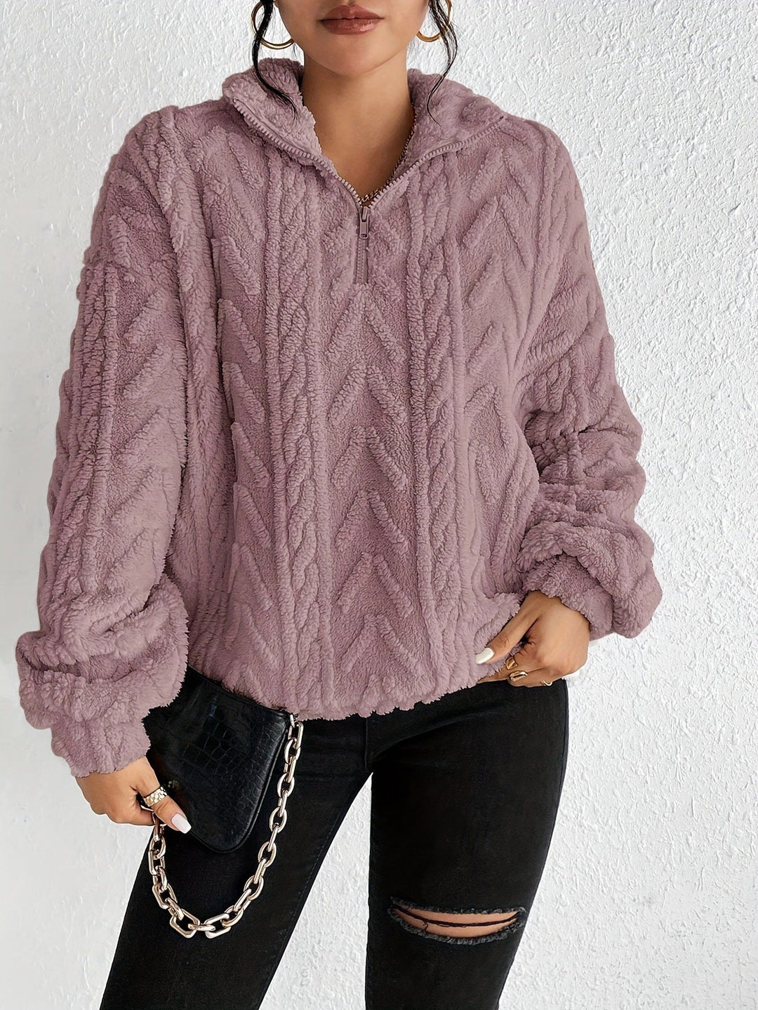 Celina | Zachte Fleece Knit Trui