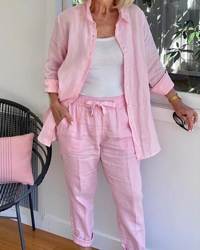 Celina | Chic Brokaat Tweedelig Setje